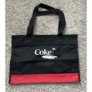 Vintage Coke Coca Cola Golf Advertisement‎ Small Tote Gift Bag